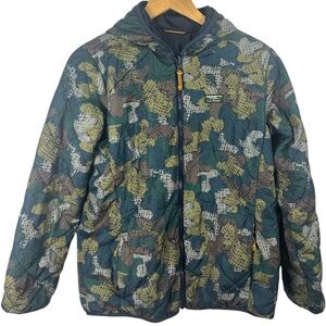 L.L. Bean Camouflage Reversible Jacket Boys Large